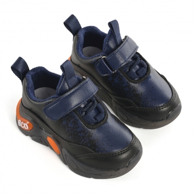 Pantofi Sport De Copii Zira Lights Negru cu Albastru - Trendmall.ro