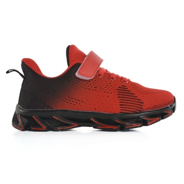 Pantofi Sport De Copii Erin Negru cu Roșu - Trendmall.ro